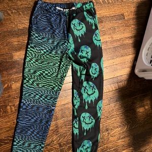 Dolls kill asymmetrical sweatpants